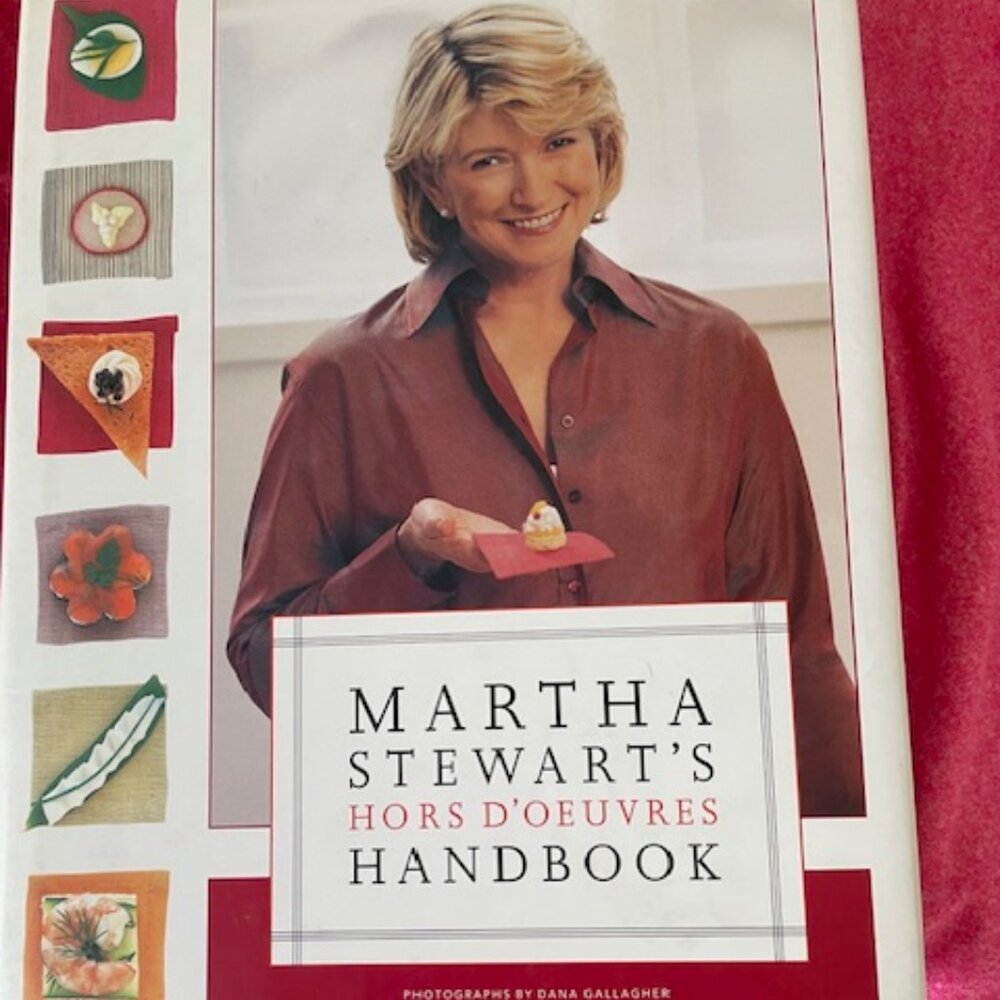 Martha Stewart Cookbooks - Martha Stewart’s Hors D'Oeuvres Handbook  Collectors